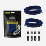 Xpand Laces Original Flat No Tie Lacing System - Navy Blue