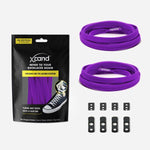 Xpand Laces Original Flat No Tie Lacing System - Purple