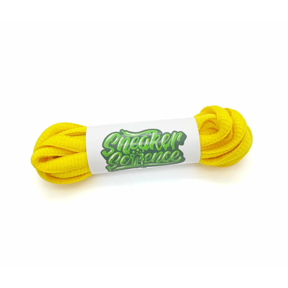 SneakerScience Kids Oval Laces - (Yellow)