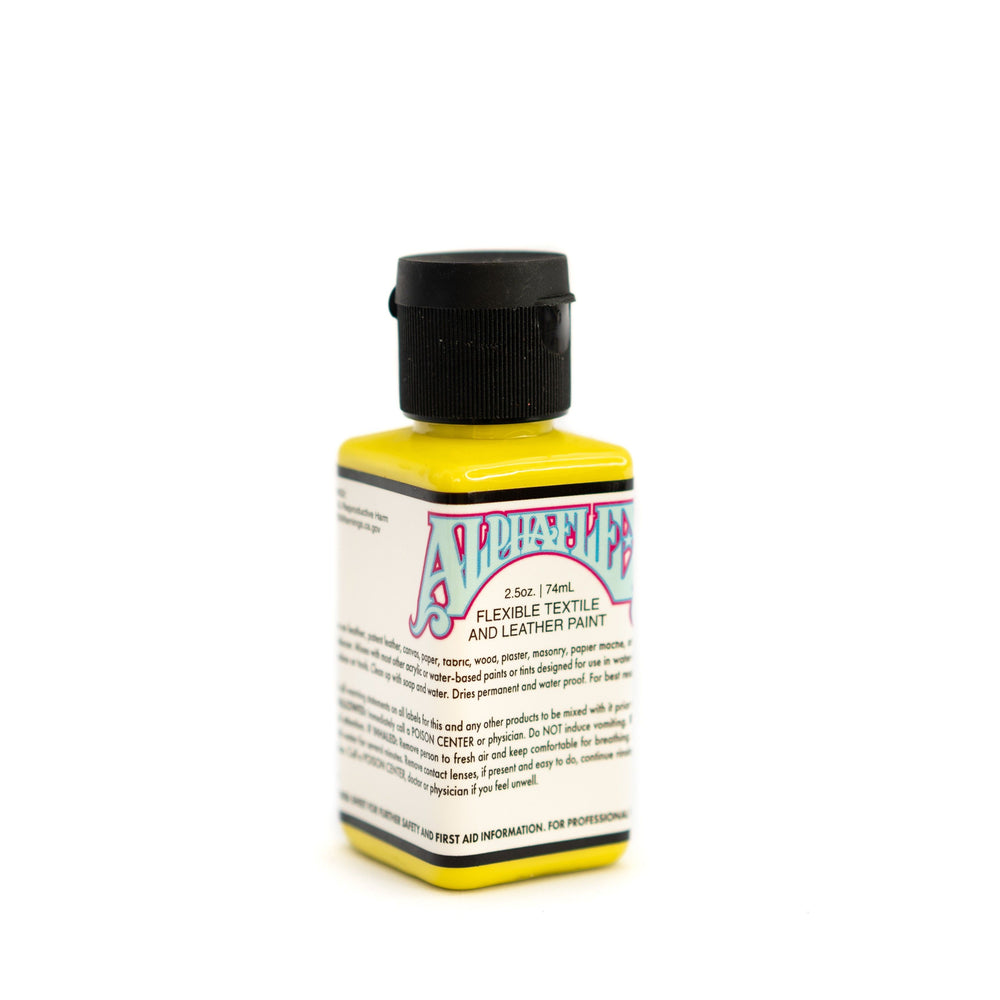 AlphaFlex Flexible Textile & Leather Paint - Alpha Yellow